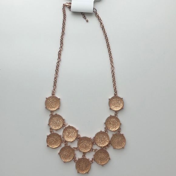 Charming Charlie Jewelry - Rose Gold Bubble Necklace